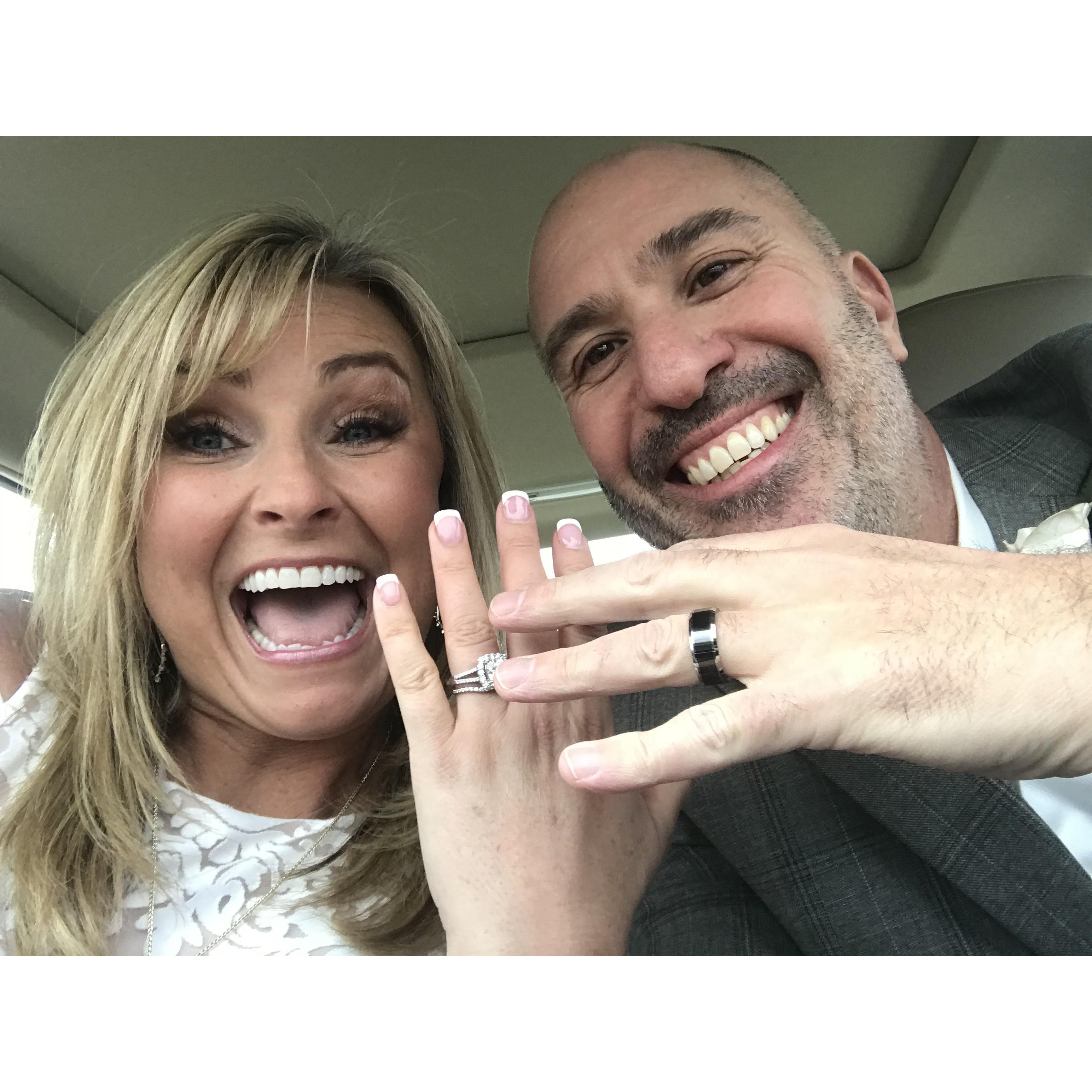 We’re married!  12-11-18 Happy 11 month anniversary! Not sure how we top this one!