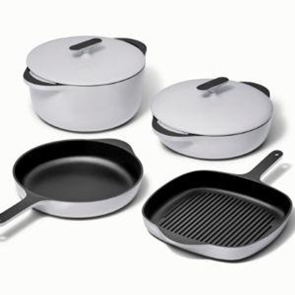 Caraway - Gray Enameled Cast Iron Set