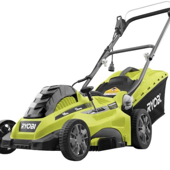RYOBI13 in. 11 Amp Corded Electric Walk Behind Push Mower