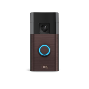 Ring Battery Doorbell, Home or business security with Head-to-Toe video, Live View with Two-Way Talk, and Motion Detection & Alerts, Venetian Bronze