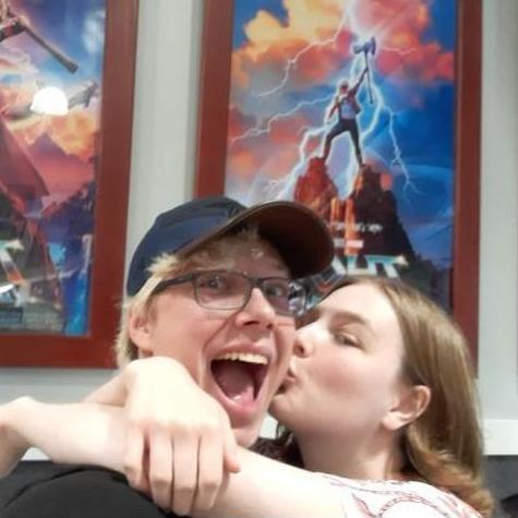 Us at the Niles movie theater; our 5th time seeing Thor Love & Thunder in Theaters