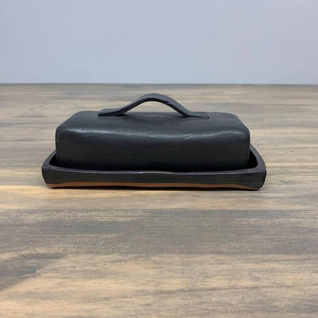 Butter Dish | Modern Minimalistic Pottery | Handmade Kitchenware Ceramics | Artisan Pottery | Japandi Organic Tableware | Functional Decor