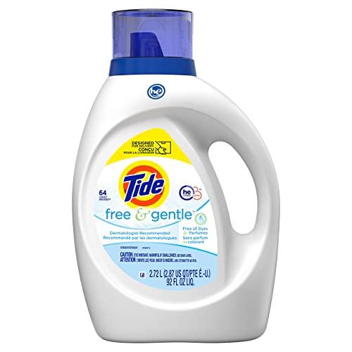 Tide Free & Gentle Liquid Laundry Detergent, 64 loads