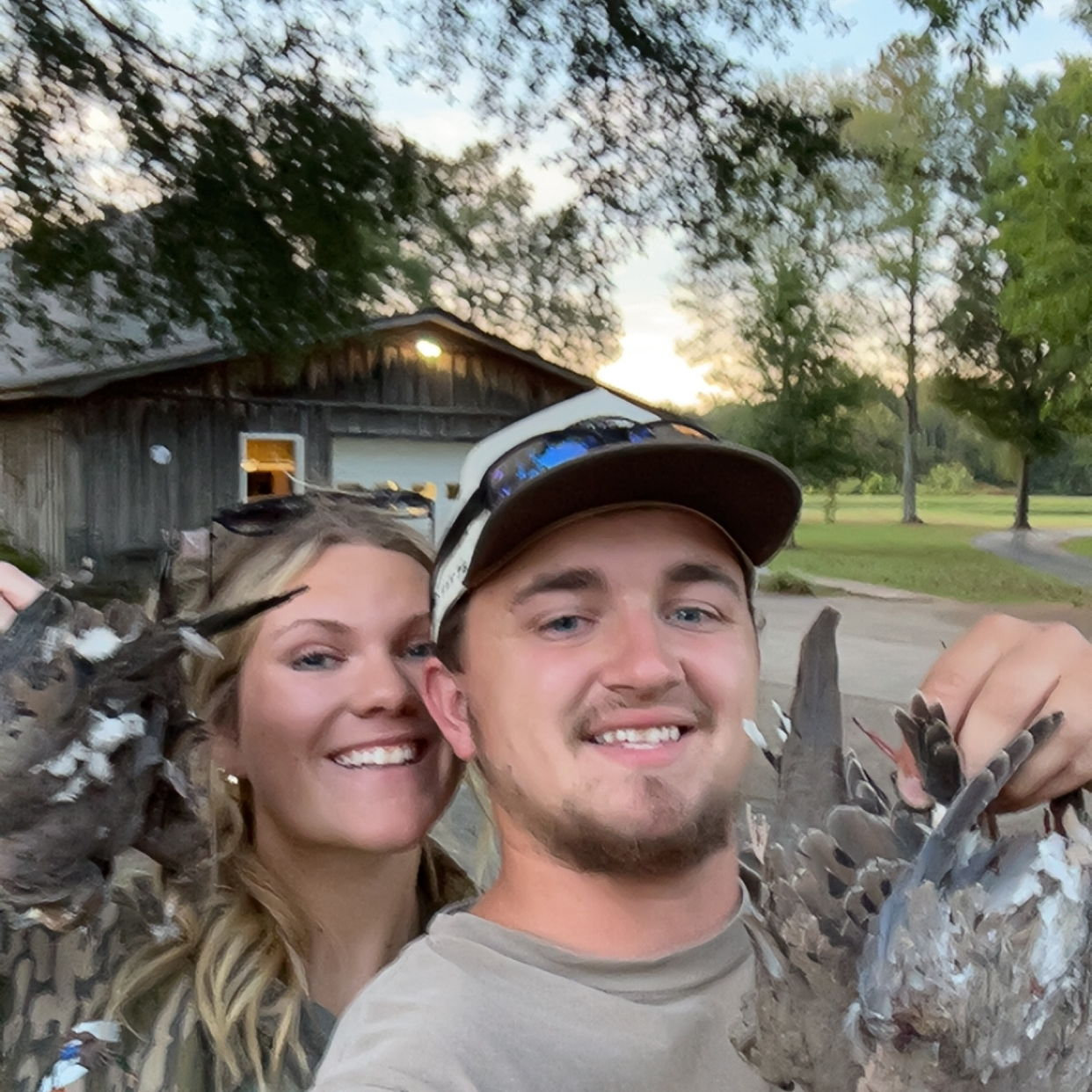 Successful dove hunt