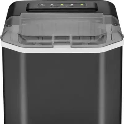Insignia™ - 16 lb. Portable Icemaker with Ice Scoop and Scoop Holder - Black
