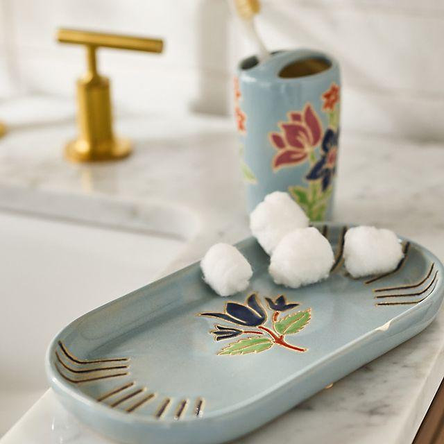 Printed Ceramic Bath Tray