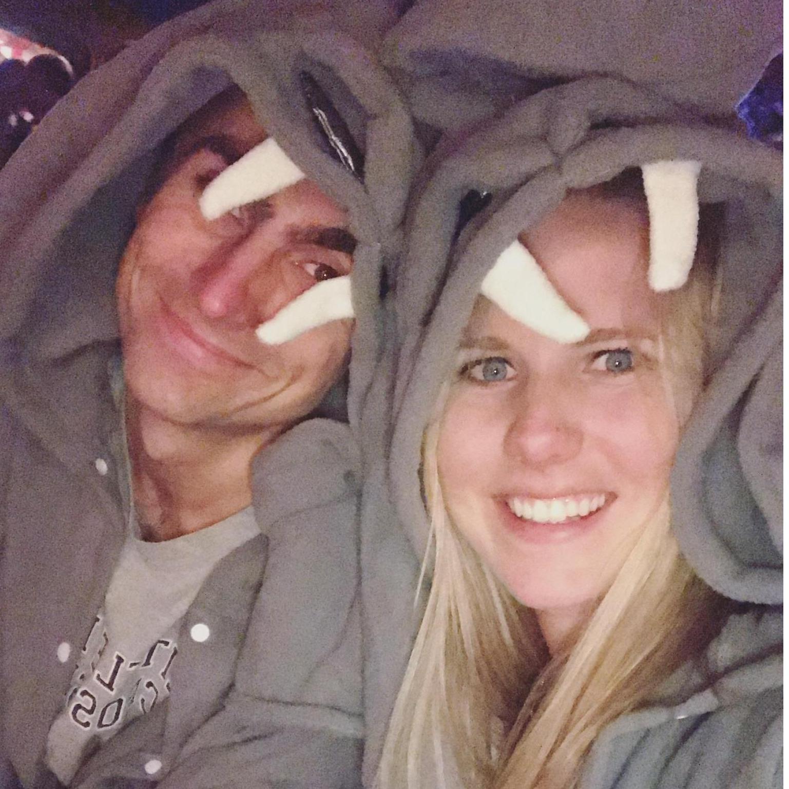 Who doesn’t own matching elephant onesies?!