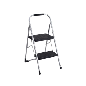 COSCO 2-Step Big Step, Steel Step Stool, Gray