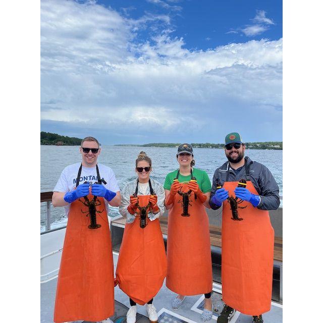 Lobster fishing with Joshua and Emily in Portland, Maine June 2022.