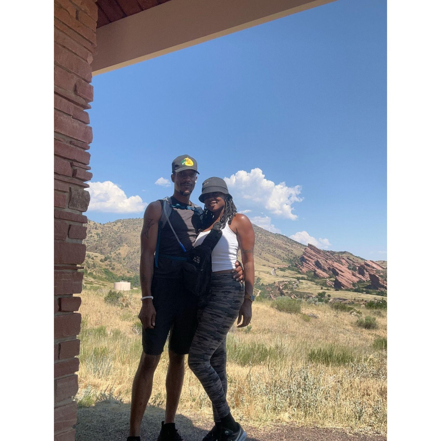 Our first hike in the mountains.