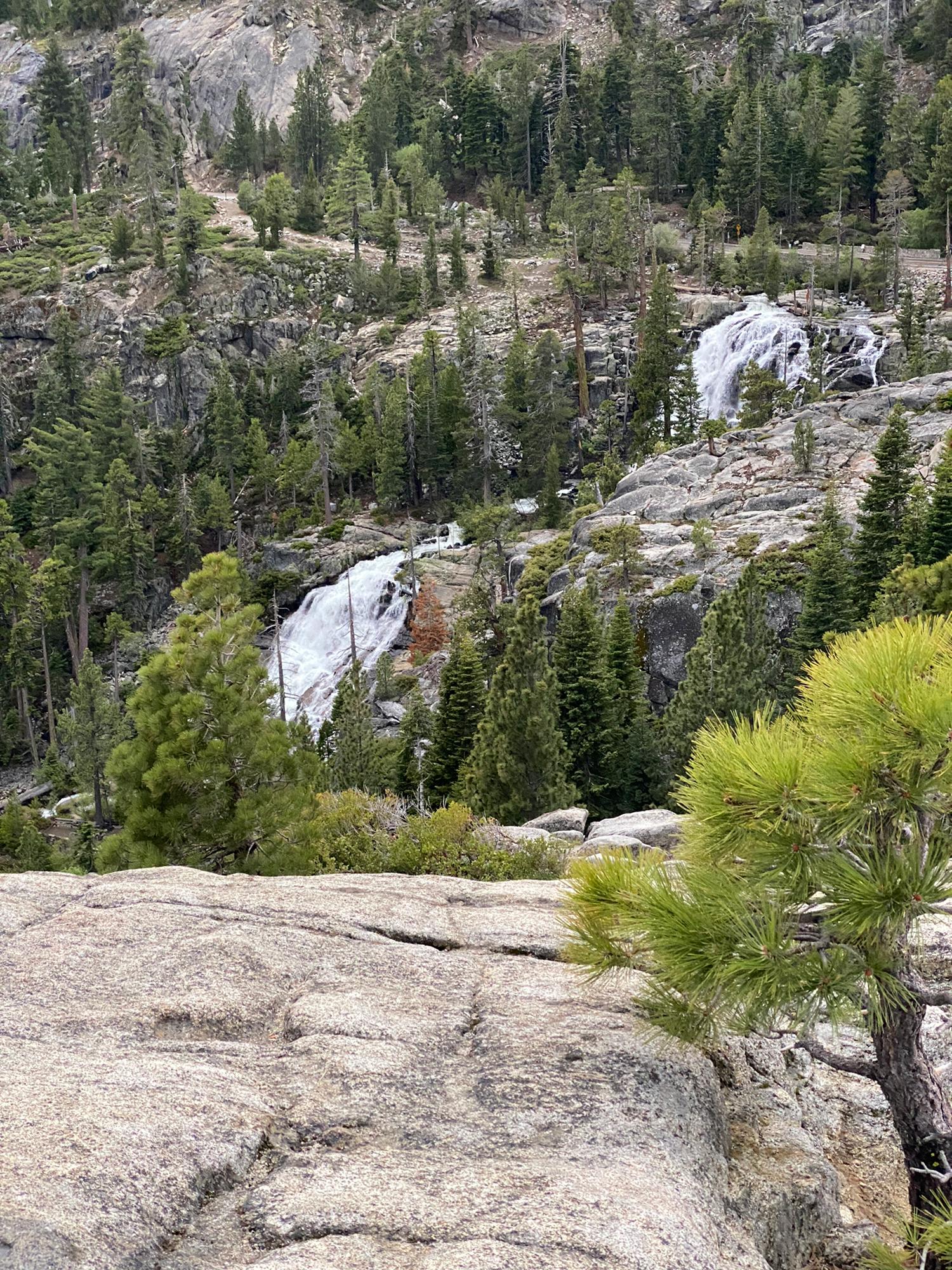 Waterfall at Emerald Bay