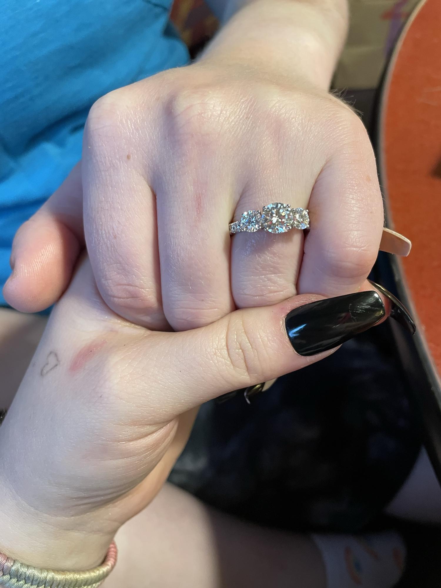 She said yes!