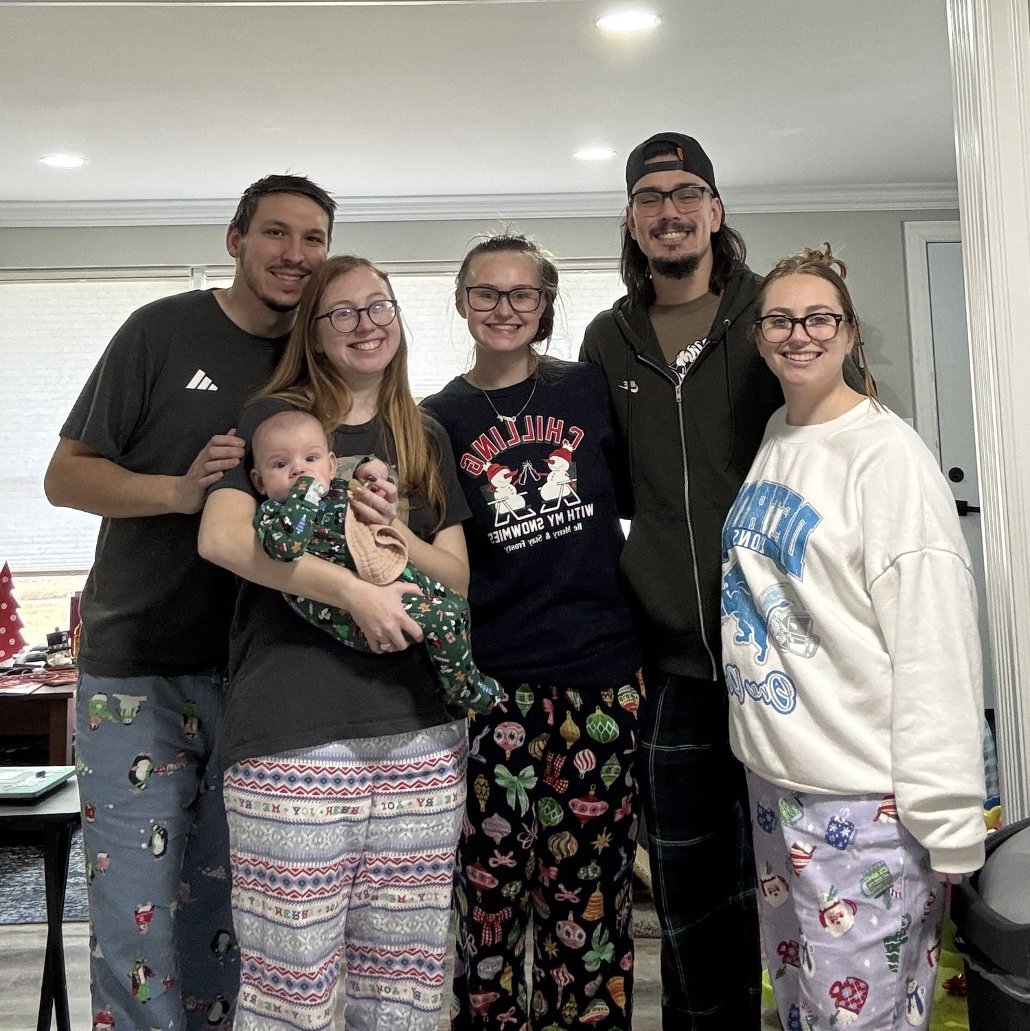 Christmas 2025 with Kennedy's sisters and nephew!