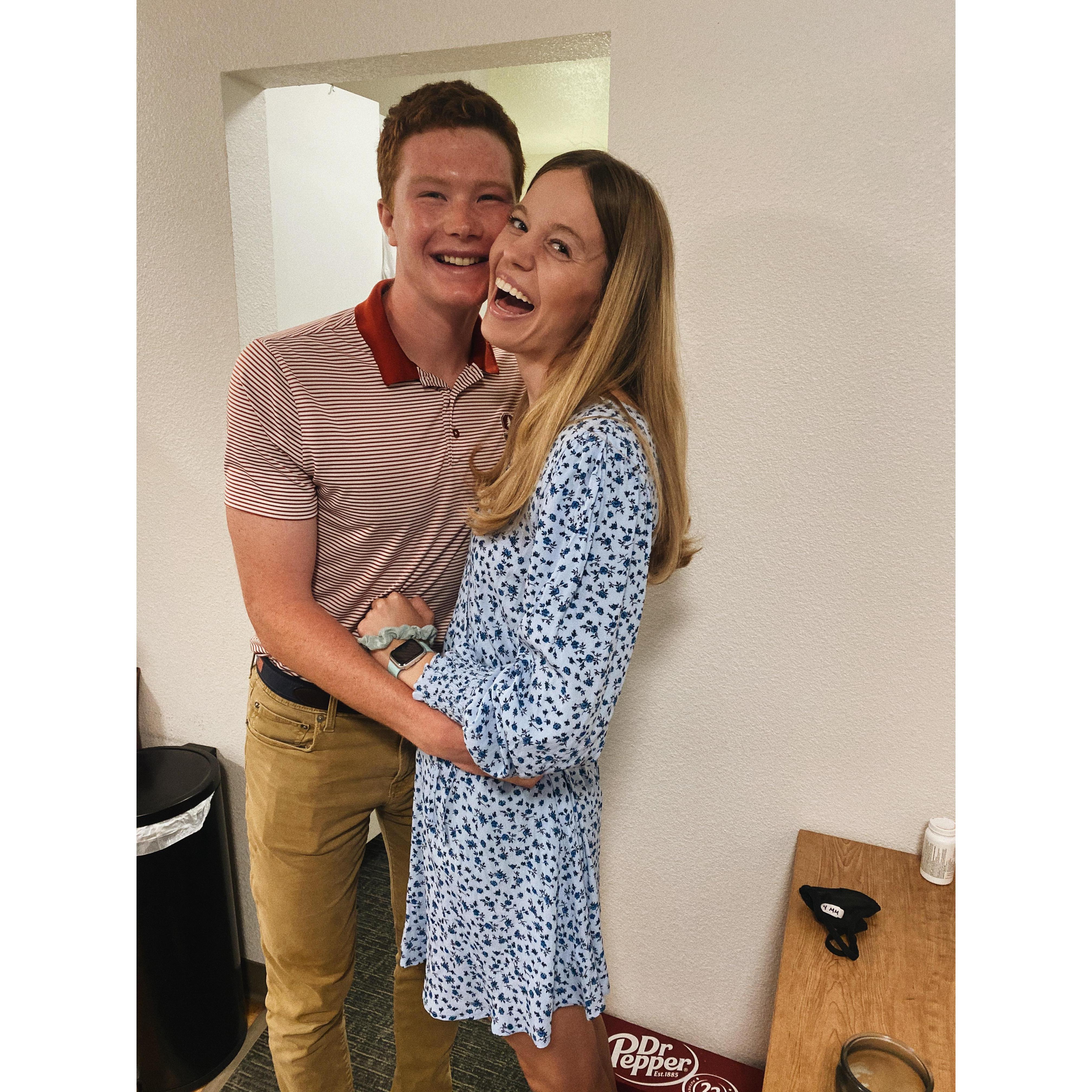 Senior year date night!