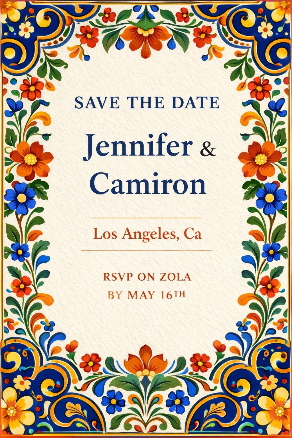 The Wedding Website of Camiron Brooks and Jennifer Arias