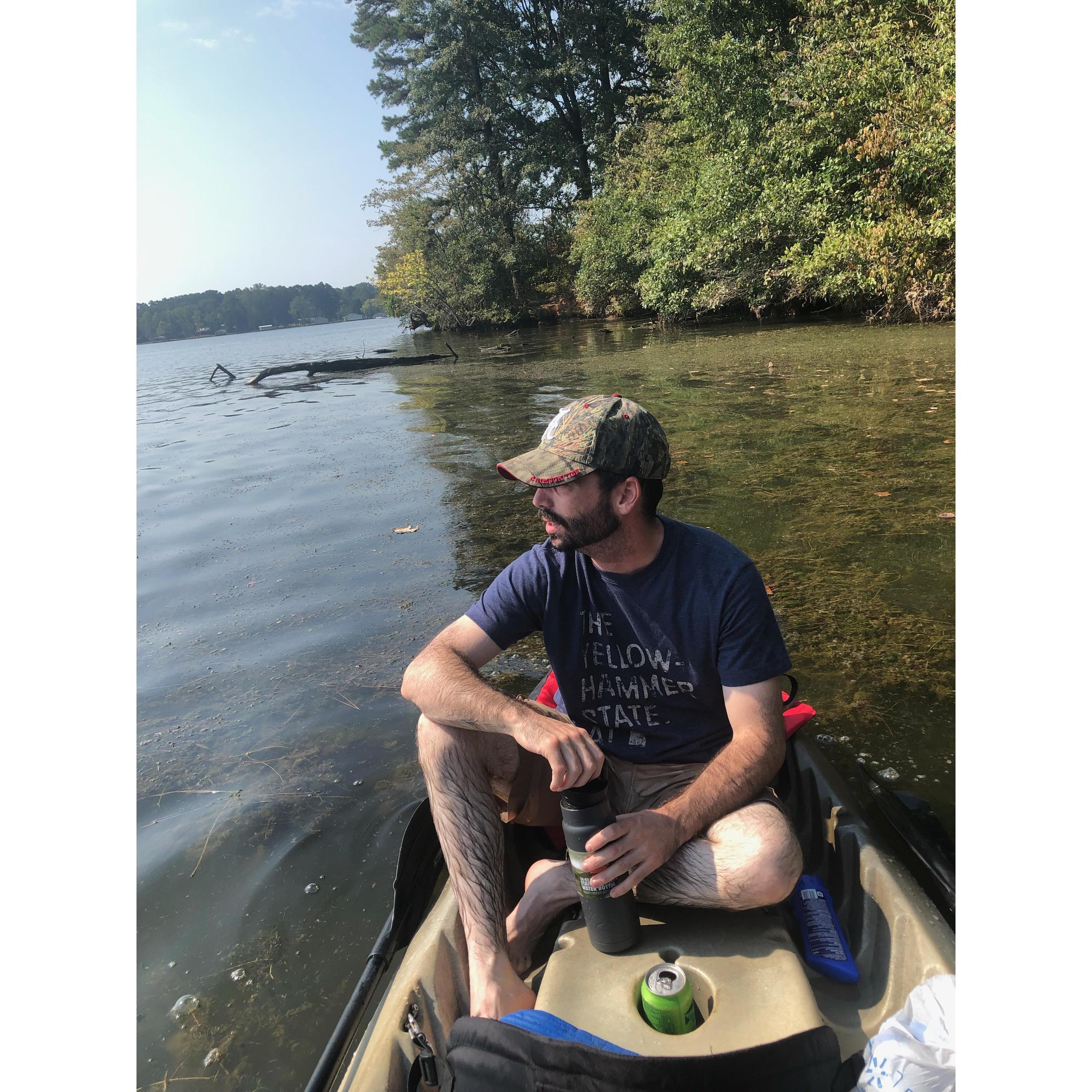 Kayaking on GVL