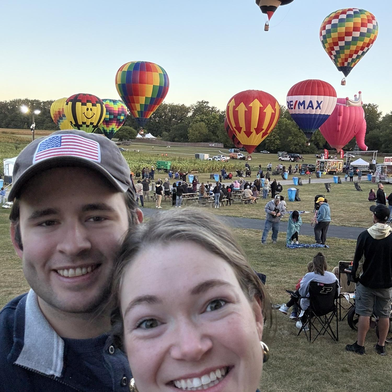 September 2025. Conner Prairie hot air balloon festival!