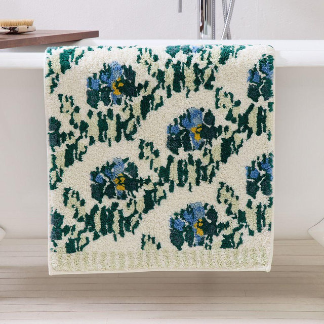 Jawahar Bath Mat, 20x34, Fair Green