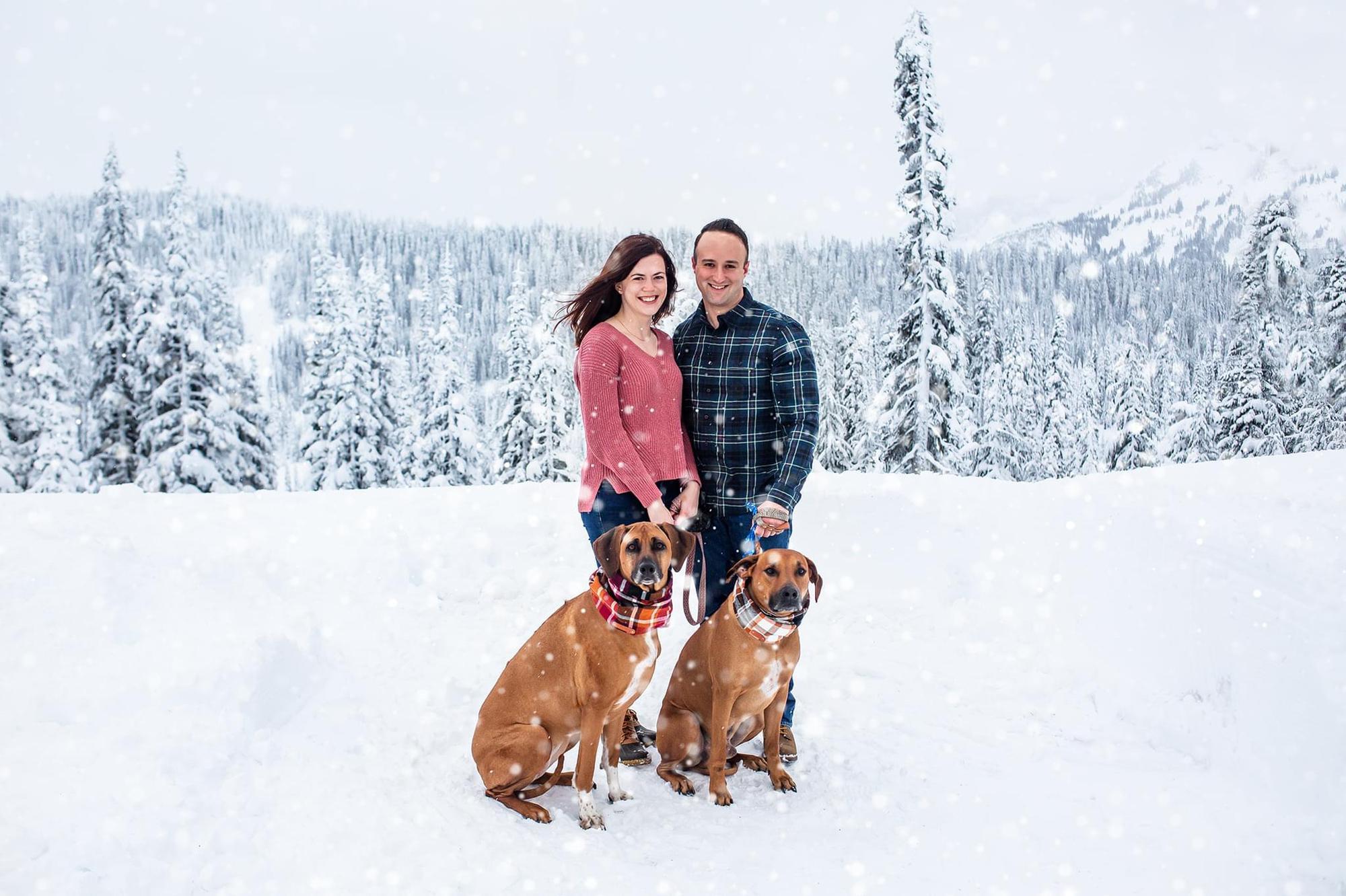 Enjoying the Pacific North West in the snow