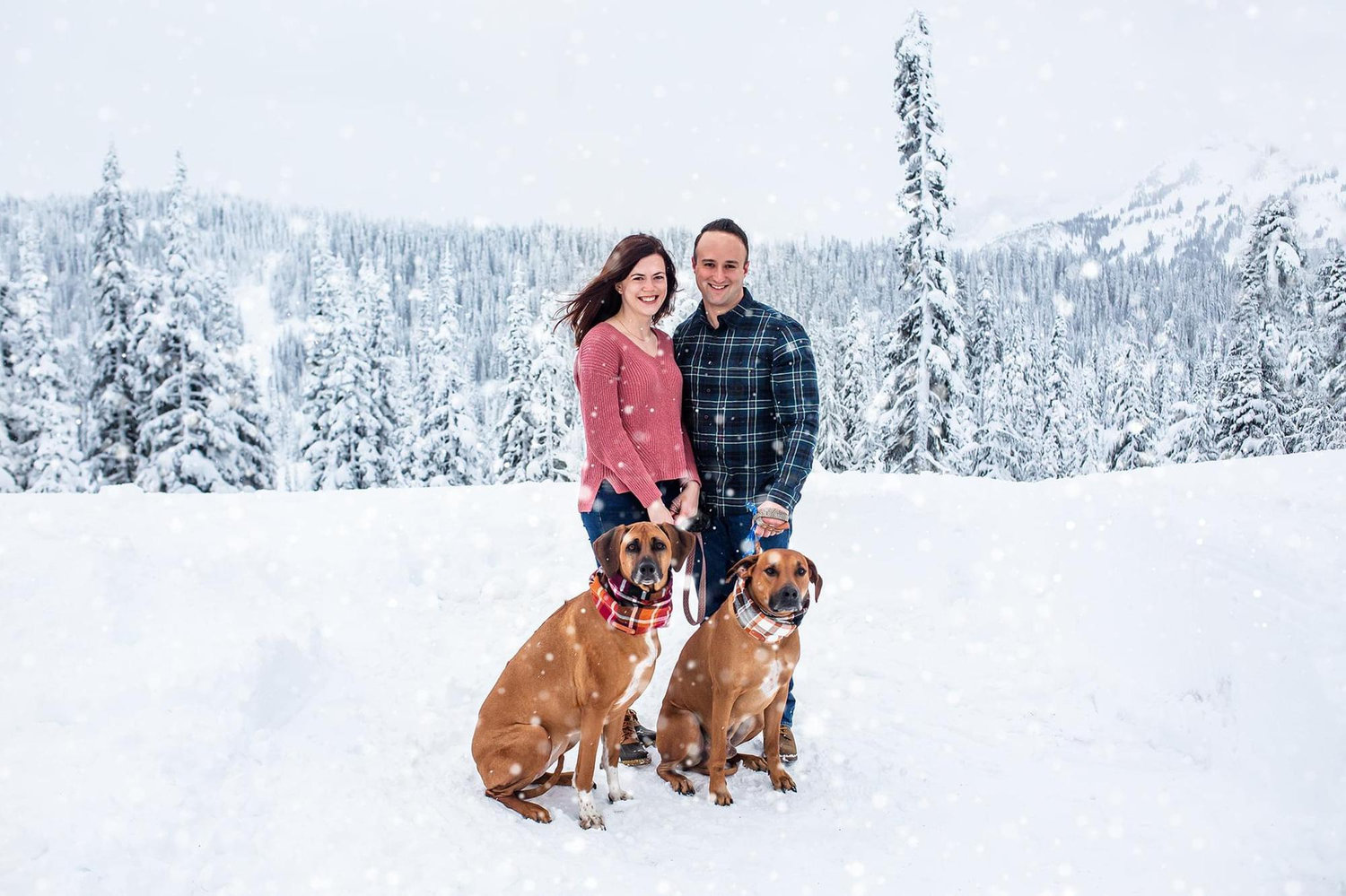 Enjoying the Pacific North West in the snow