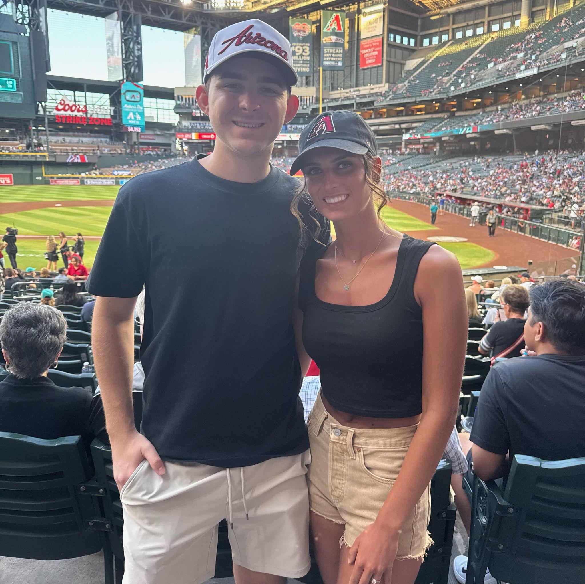 April 2025: First Arizona Diamondbacks game of 2025 together!