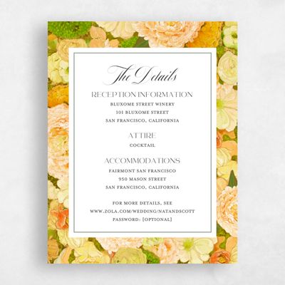 Light Orange Wedding Enclosure - Horto