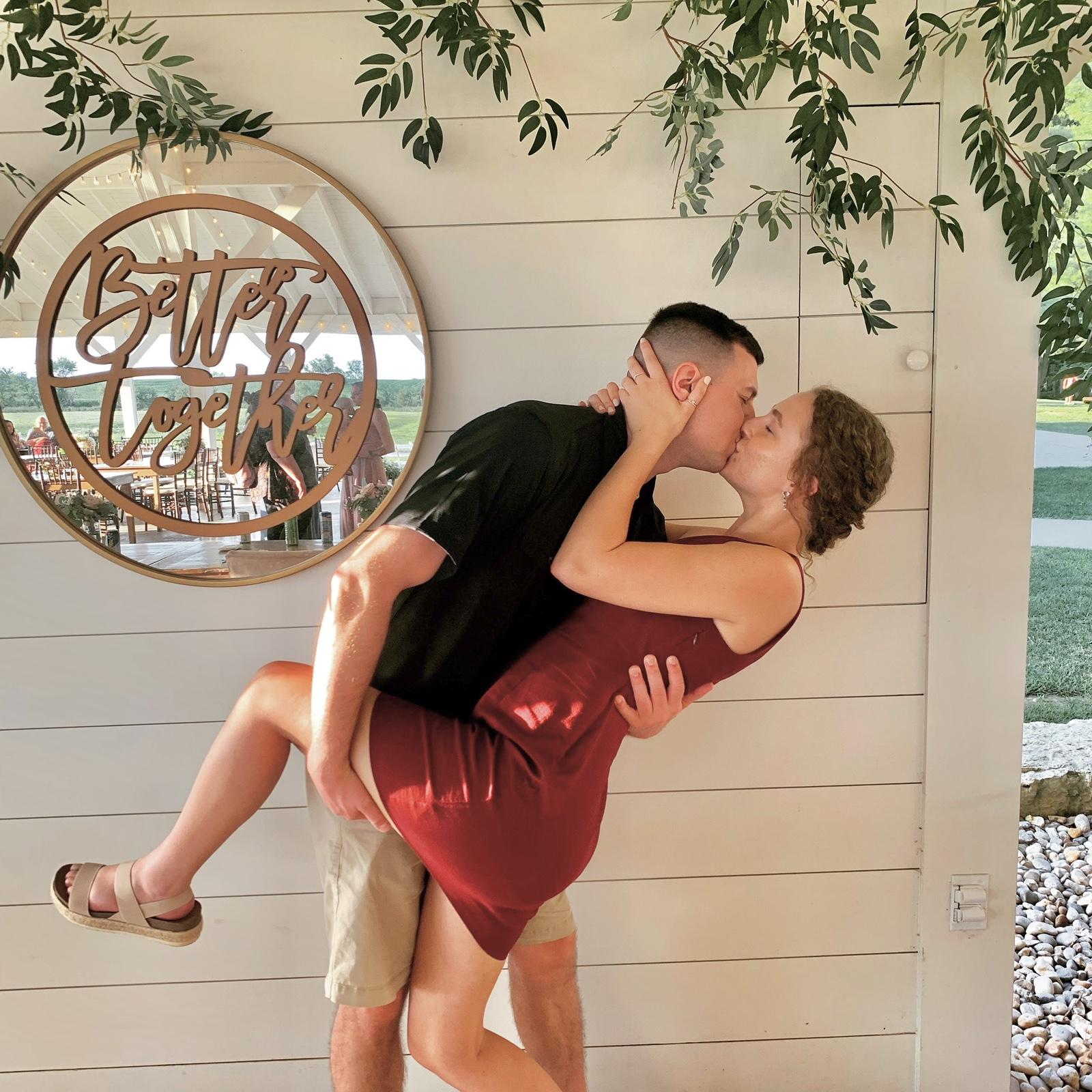 Attended our first wedding together