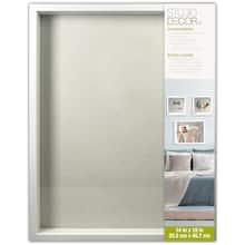 White Flat Shadow Box by Studio Décor®