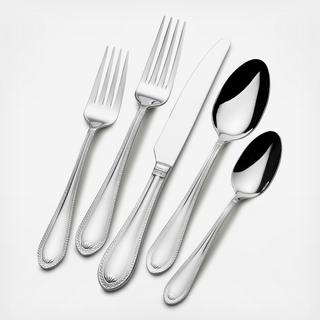 Sinclair 65-Piece Flatware Set with Caddy, Service for 12