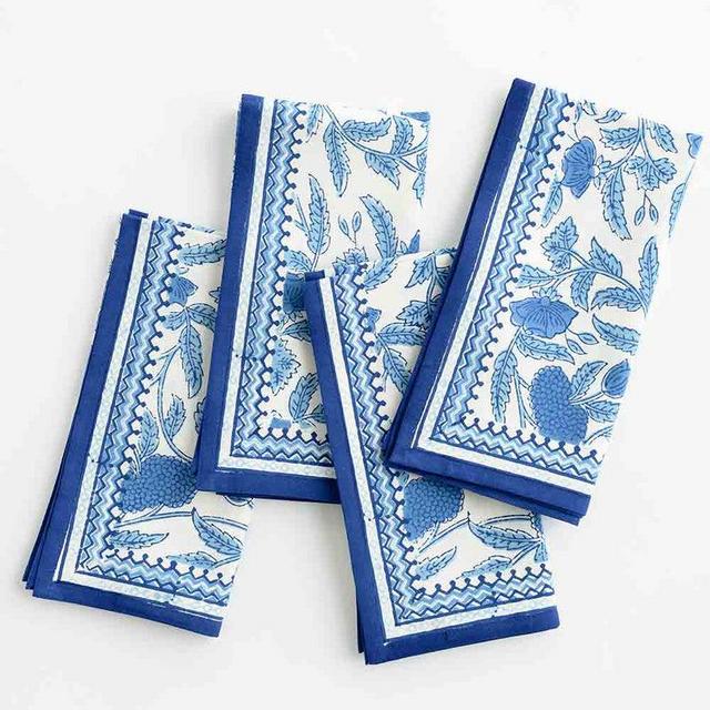 Blue Jalore Napkins | Set of 4