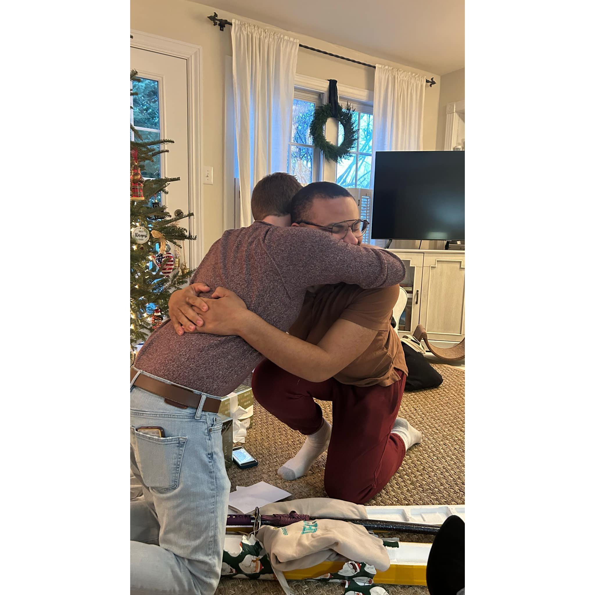 When he said "yes!"
