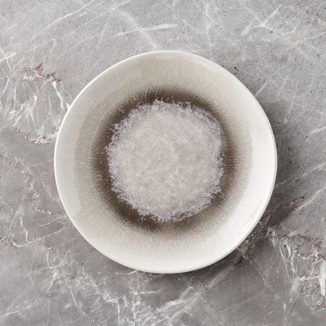 Caspian Grey Reactive Glaze Salad Plate