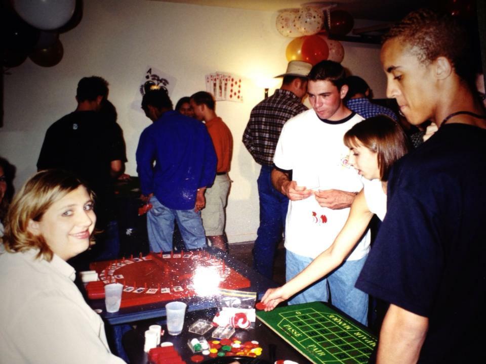 The day we met at my 16th birthday.