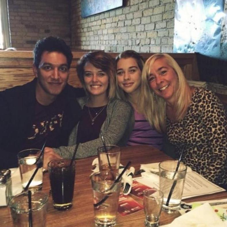 This is the first night Savannah's mom and sister met Michael