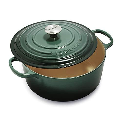 Le Creuset Signature Round Dutch Oven, 7.25 qt, Artichoke Green