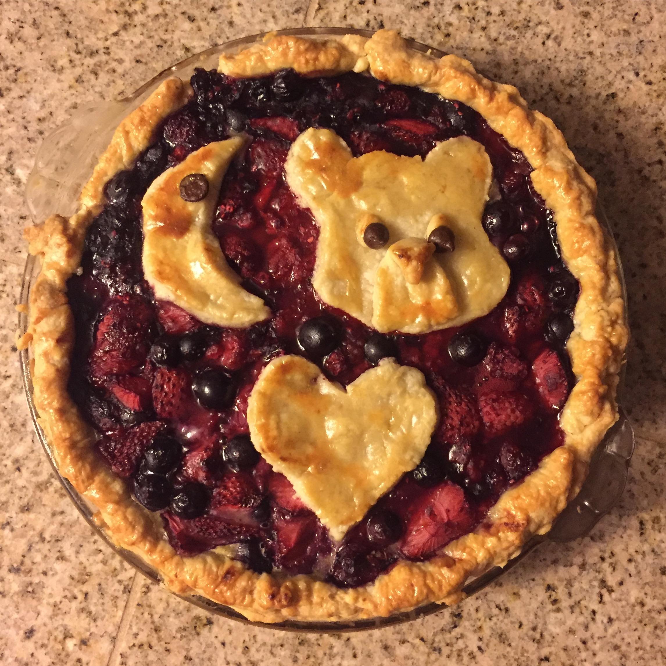 We like pie, bears, moons, and each other.