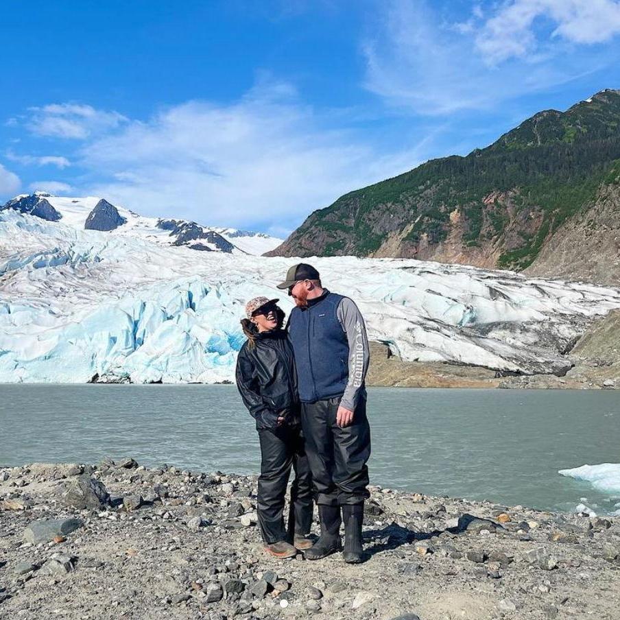 Our trip to Alaska with the Spodick family, we had a blast and got to canoe up to the Mendenhall Glacier which is pictured here.