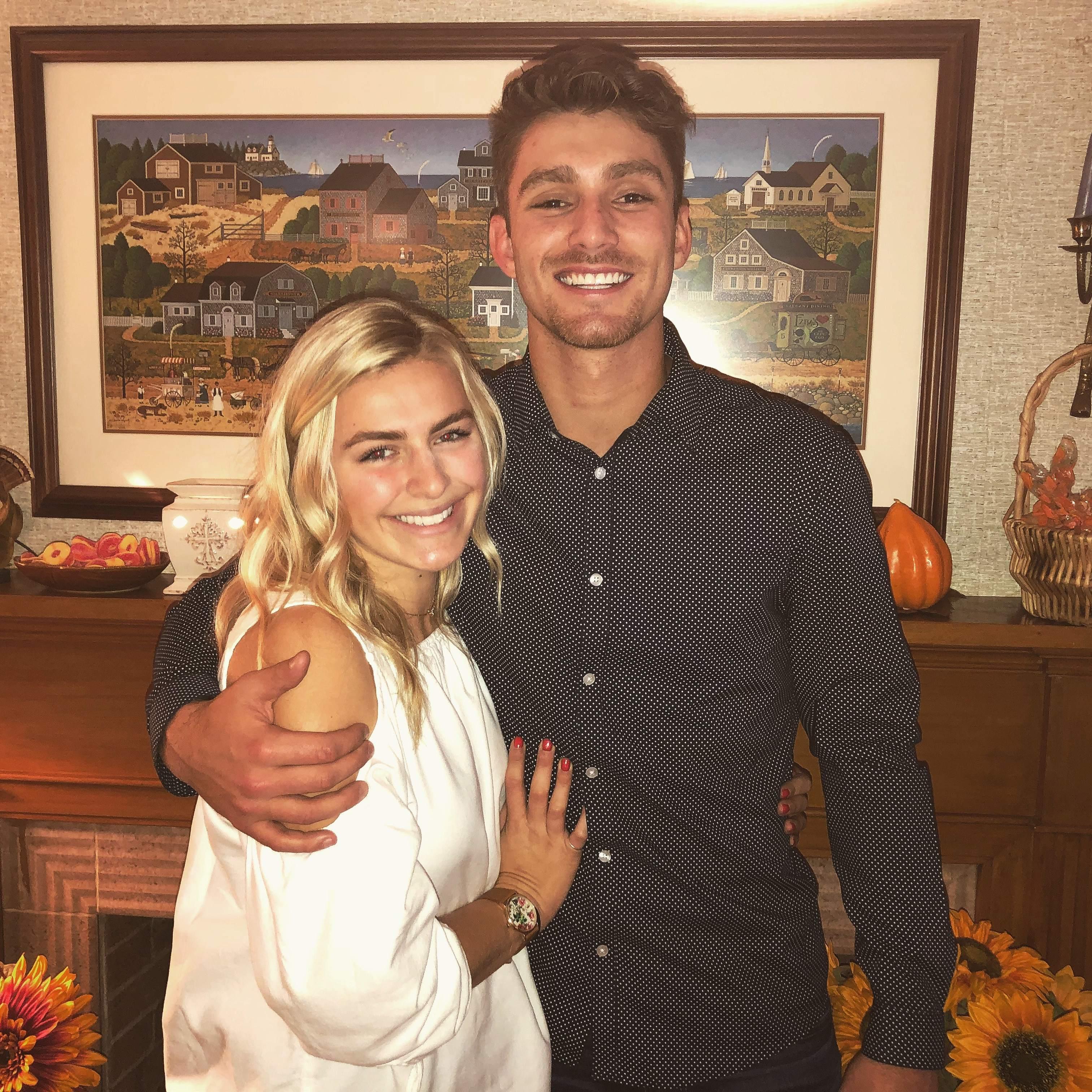 Our first Thanksgiving together when we barely knew each other (were dating for about 5 days at this point lol)
