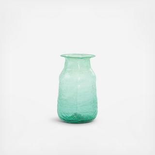 Hand-Blown Recycled Glass Vase