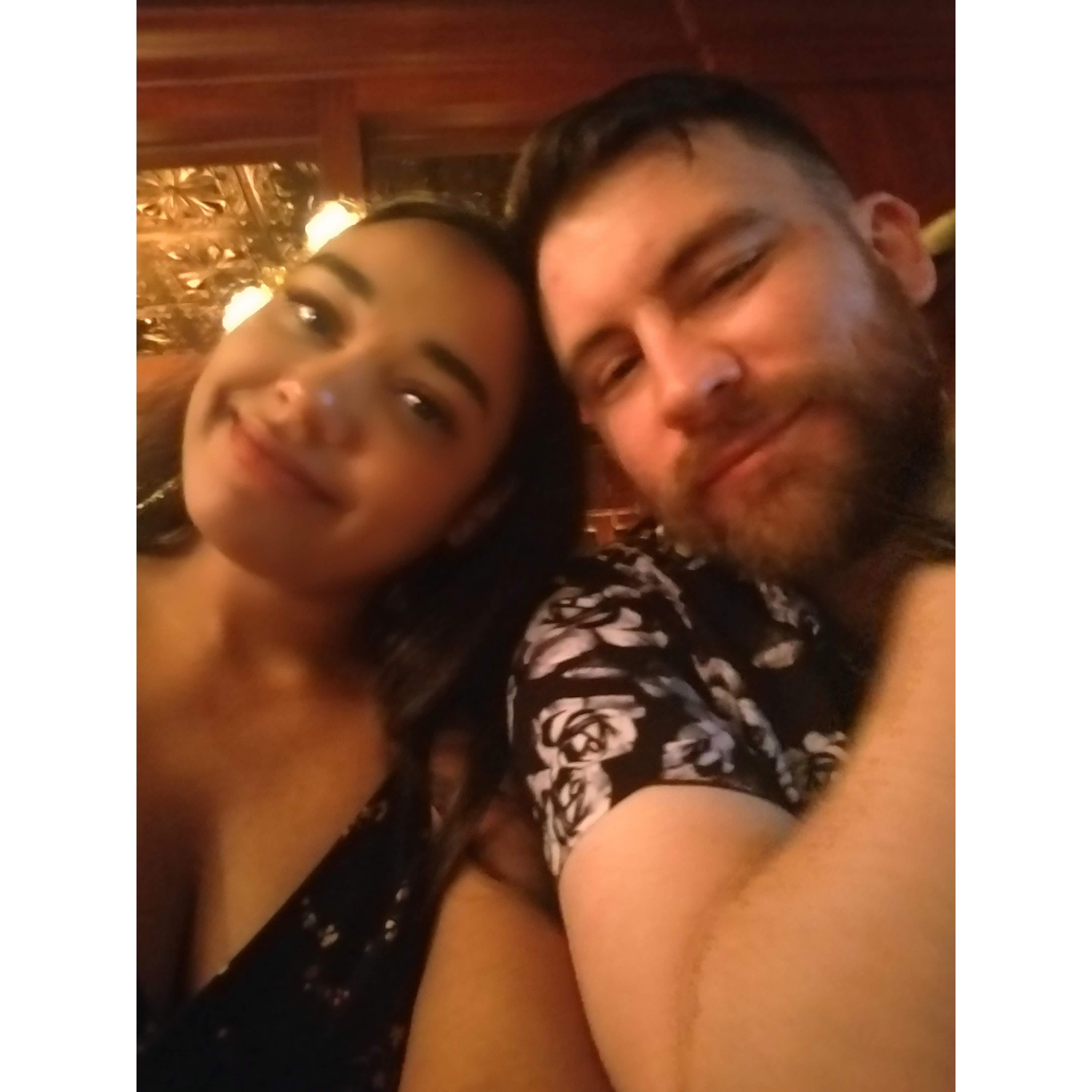 Celebrating our first anniversary at our favorite spot to end our date nights, Café Intermezzo. - 05.07.2022