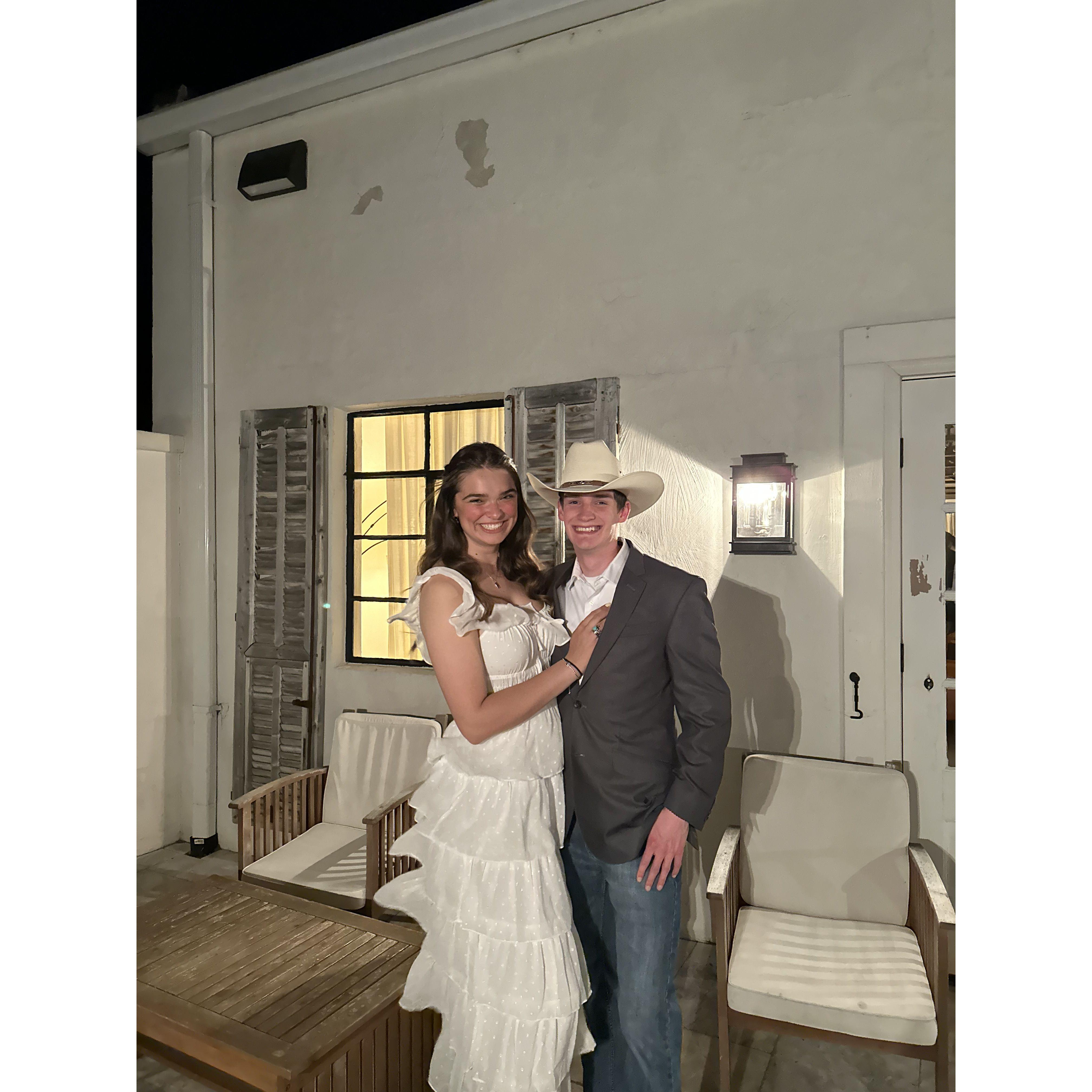 Andrew's college formal in 2023