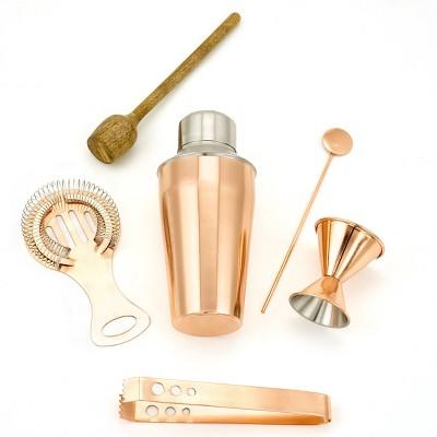 Old Dutch 6pc Stainless Steel Bar Tool Set Copper