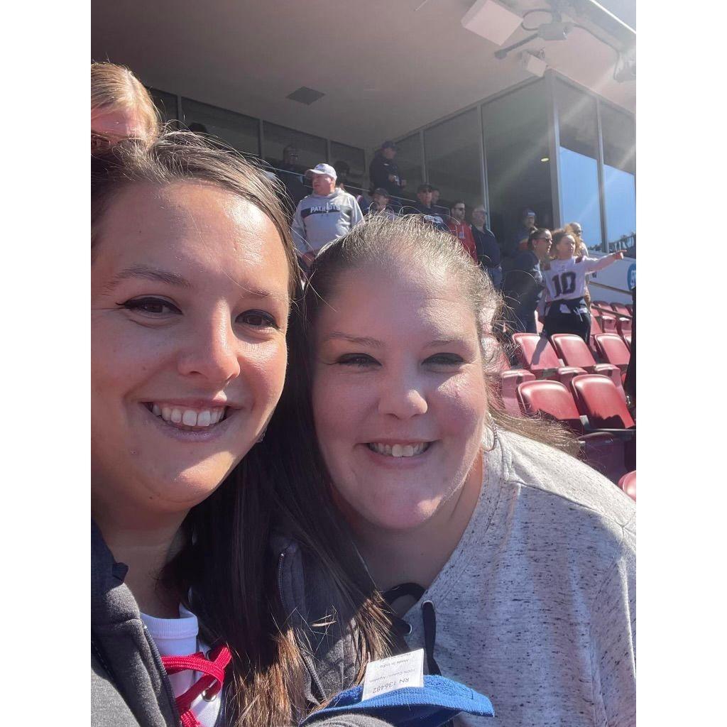 Pats Game with Colleen