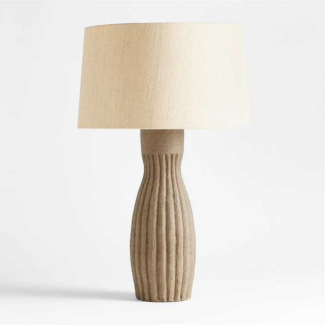 Karina Light Brown Terracotta Table Lamp