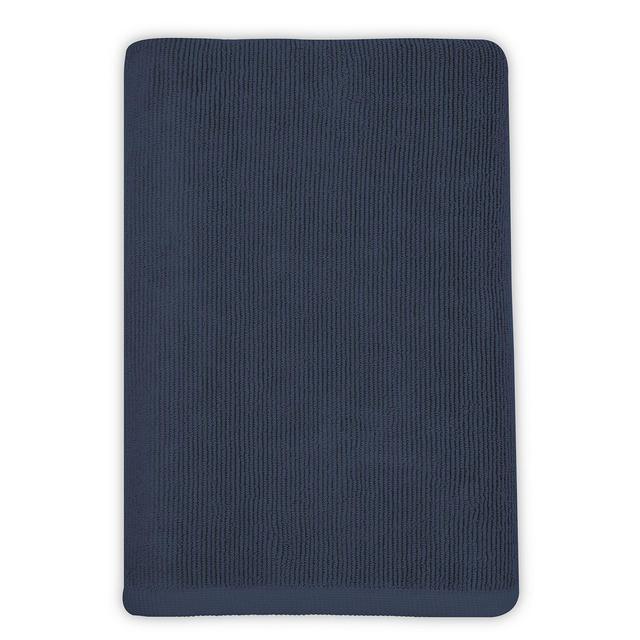 UGG® Ribbed Bath Towel in Dark Denim