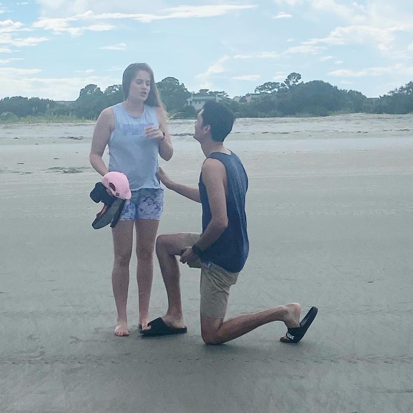 The Proposal. 
St. Simons Beach
July 2, 2022.