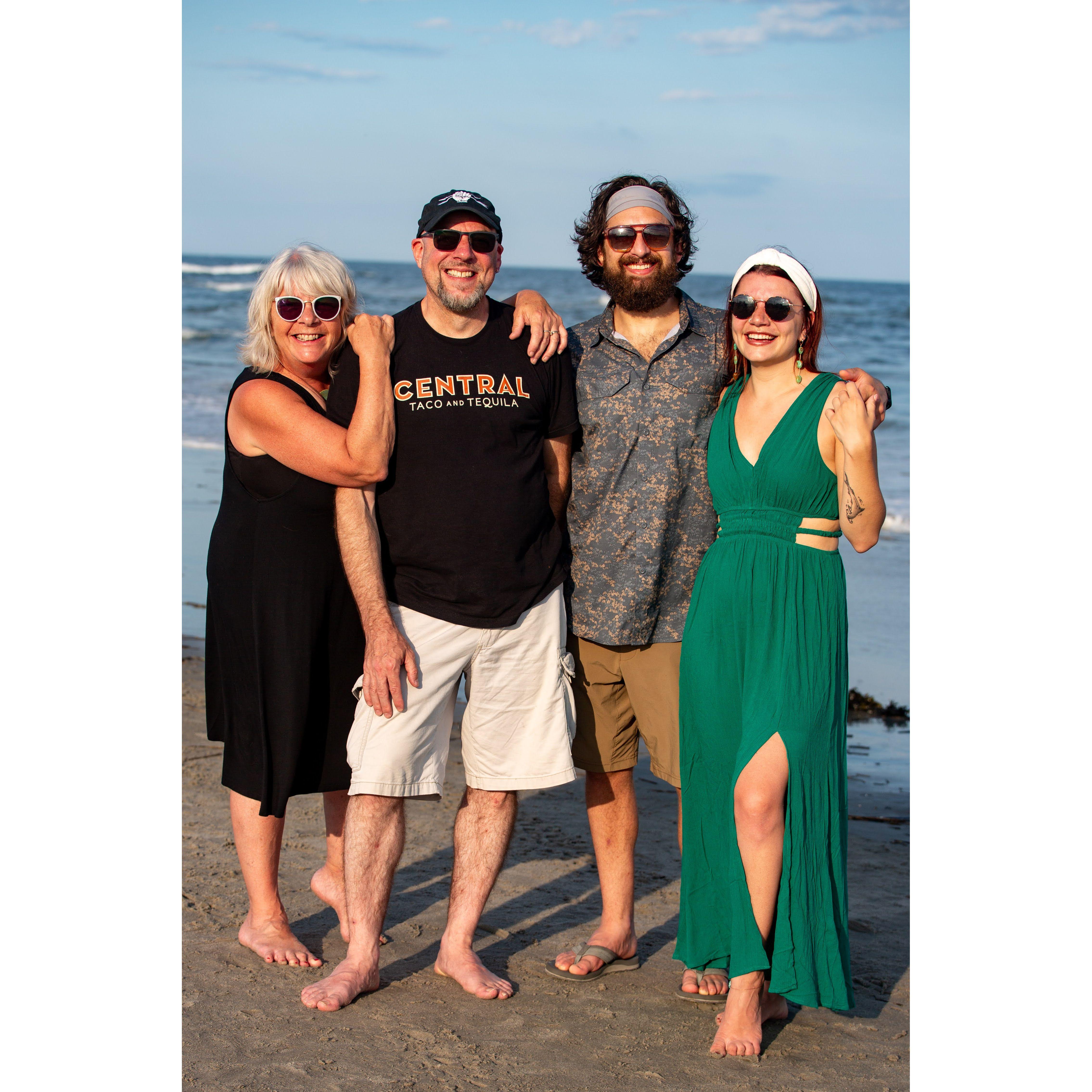 Beach Week 2023 with Abby's parents - Brad had secretly asked for their blessing this week. (July 2023)