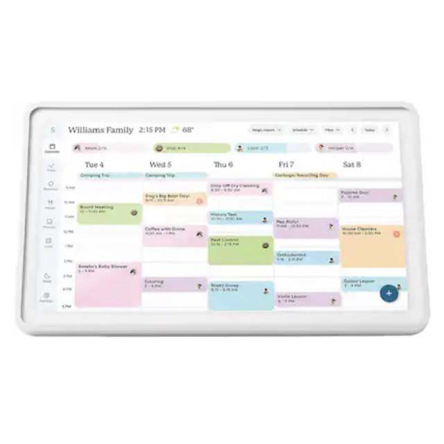 Skylight - Calendar 2: 15 Inch Touchscreen Smart Calendar and Chore Chart - White