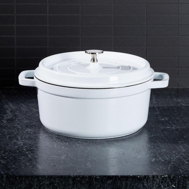 Staub ® White 4-Qt. Round Cocotte