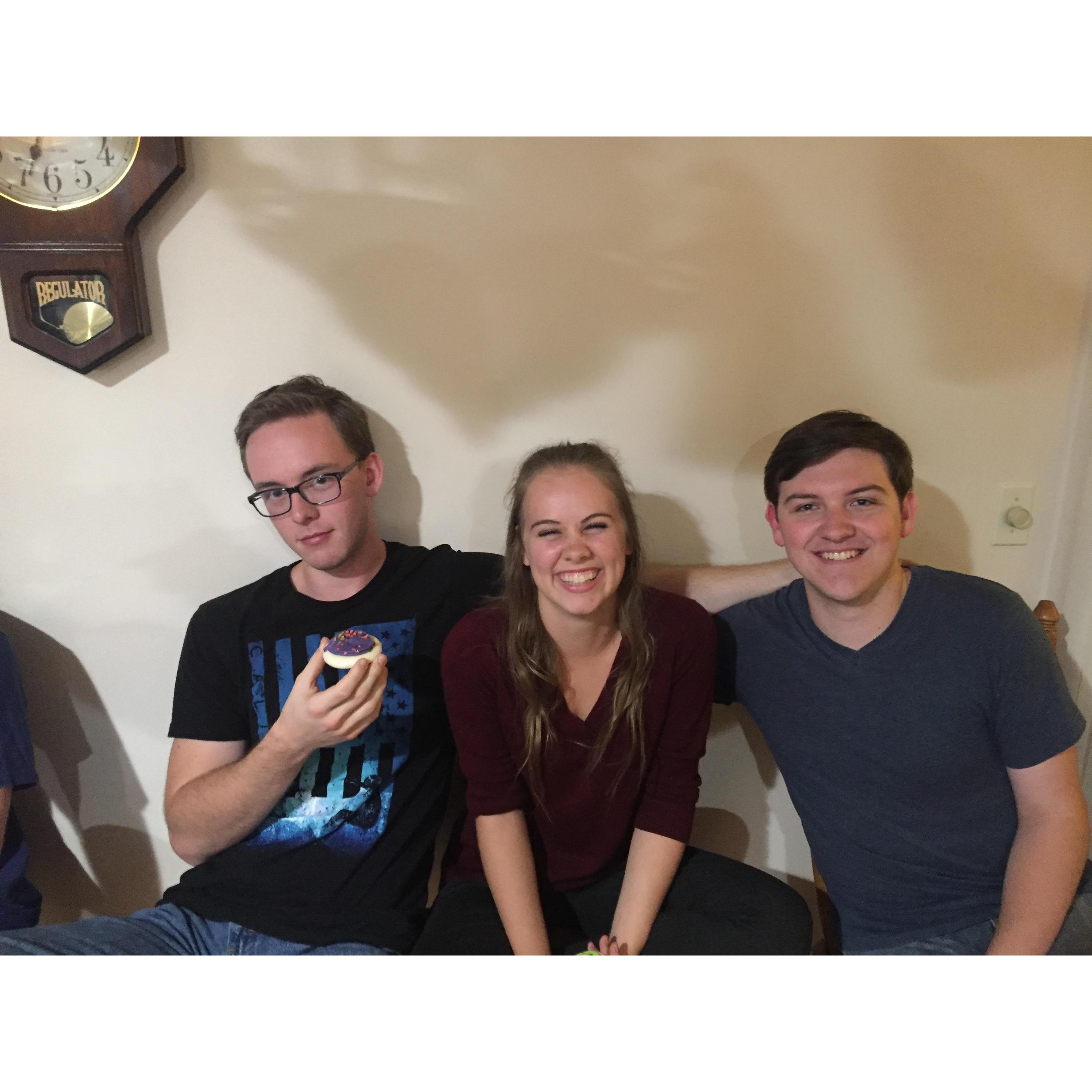 10 . 15 . 17
"Your like my brother." Whoops! Zach had casually asked me out and that was my response. Luckily, he was persistent and in a few months we'd go on our first date.